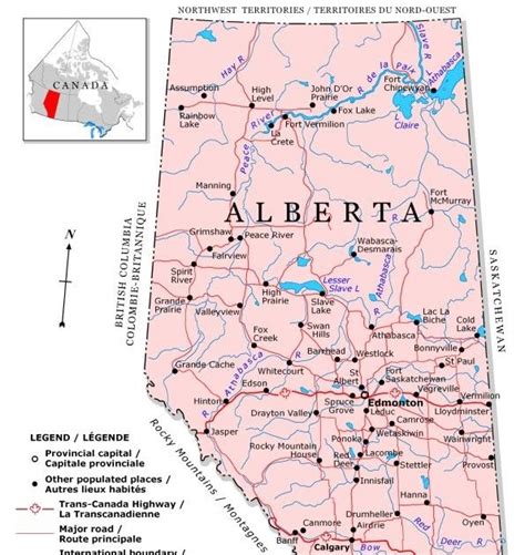 Hudson Alberta Canada Map