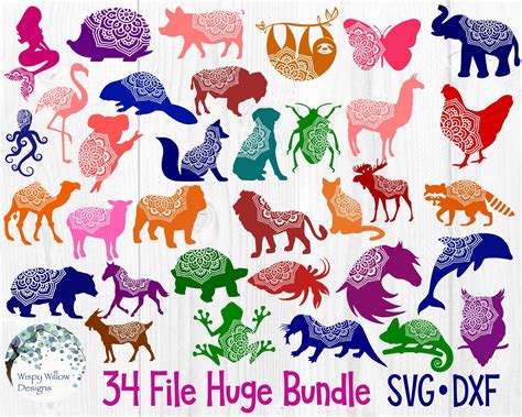 Download Huge Animal Bundle Files DXF Files