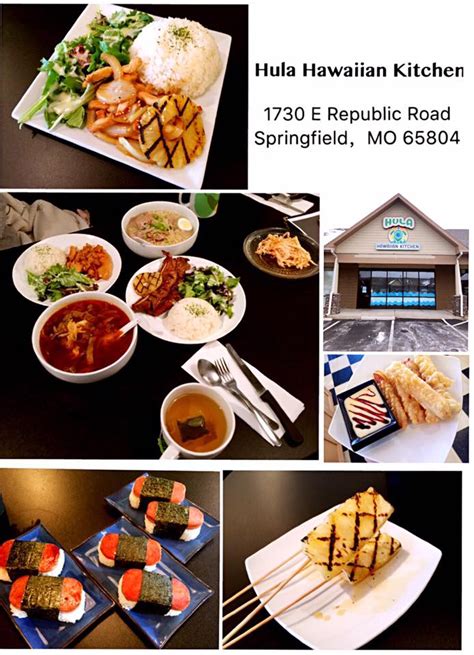 Hula your way to satisfaction with the best Hawaiian cuisine at Hula Hawaiian Kitchen in Springfield, MO
