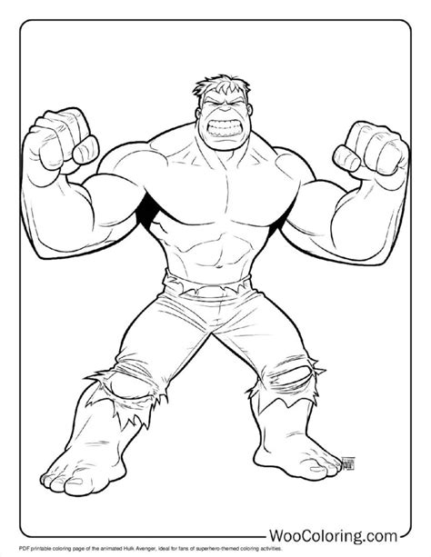 Hulk Coloring Pages Avengers
