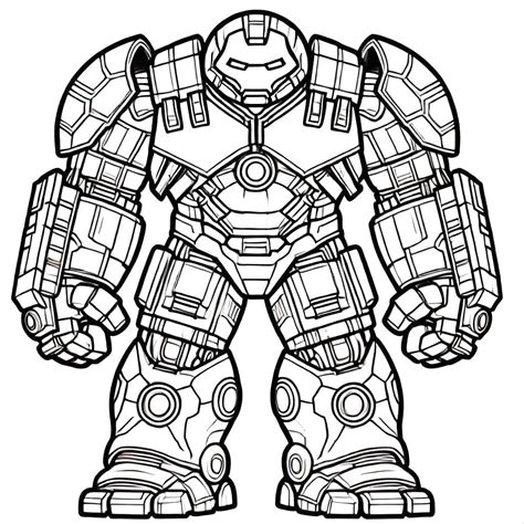 Hulkbuster Color Page