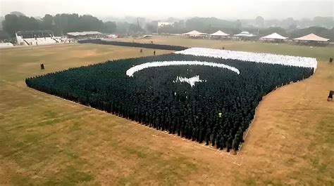 Human Flag World Record