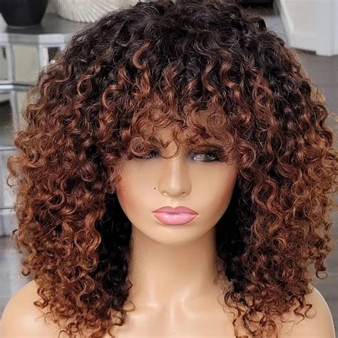 Human Hair Curly Wigs