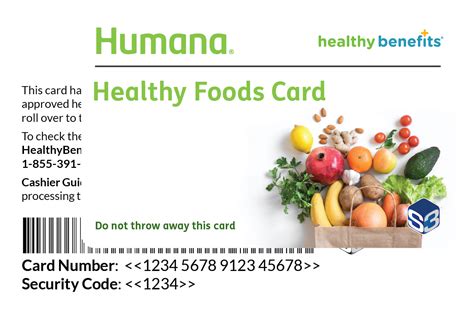 Humana Healthy Foods Card Balance