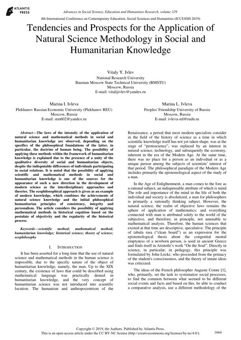 Humanitarian Applications of Scientific Knowledge