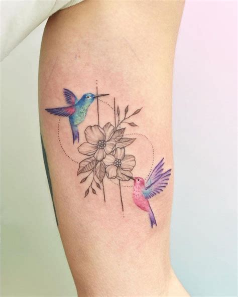 Hummingbird Tattoos For Females