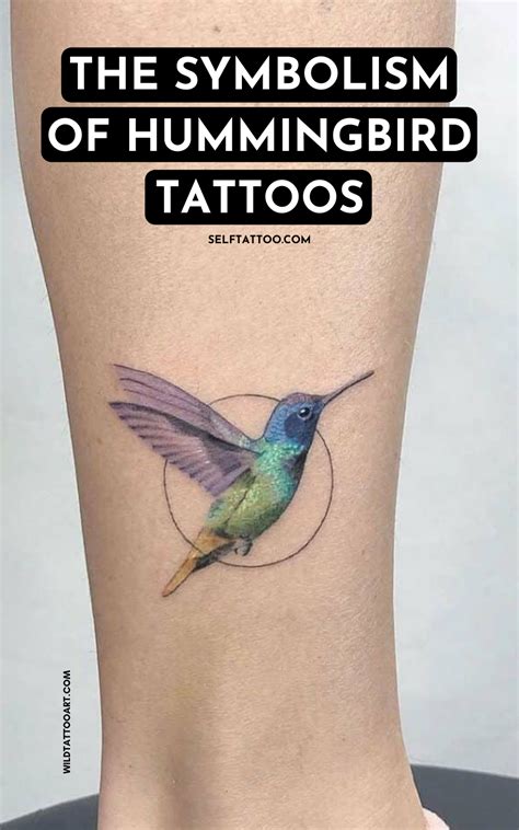 Hummingbird Tattoos Meaning