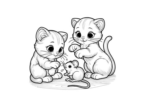 Hunde Katte Tegninger