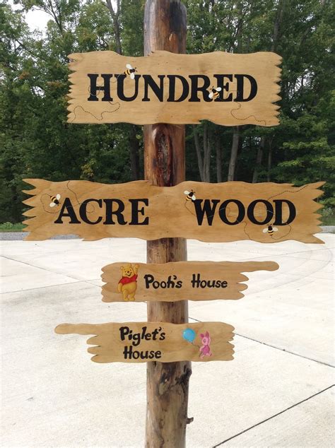 Hundred Acre Wood Sign Printable
