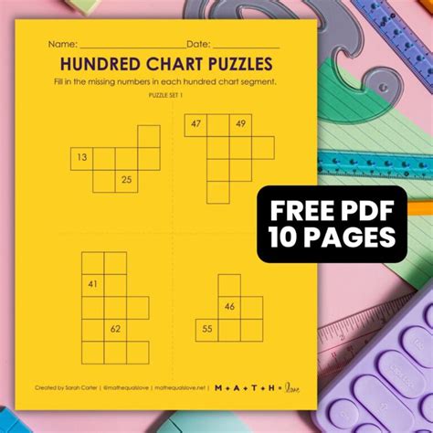 Hundred Chart Puzzles