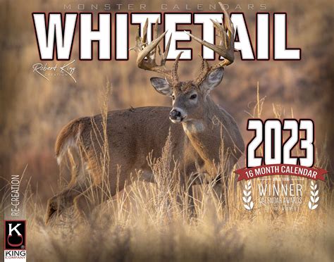 1 Selling 2023 Whitetail Deer Calendar 2023 Buck Calendar