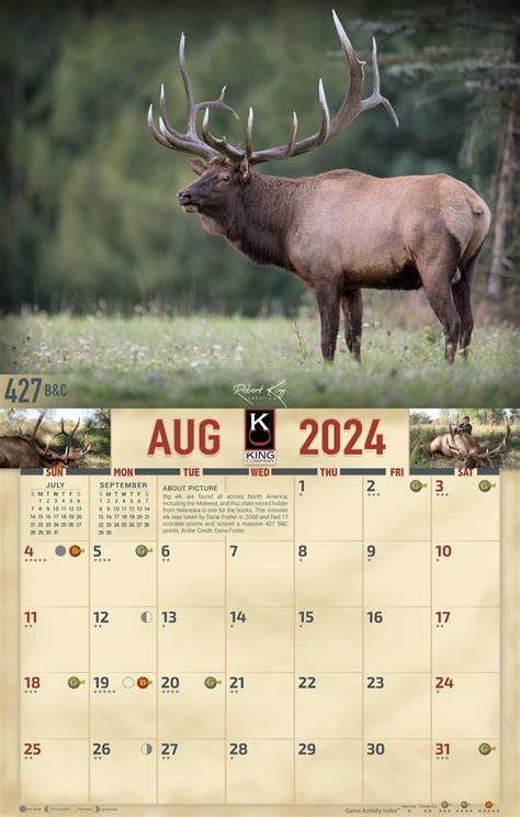 Hunting Calendar 2024
