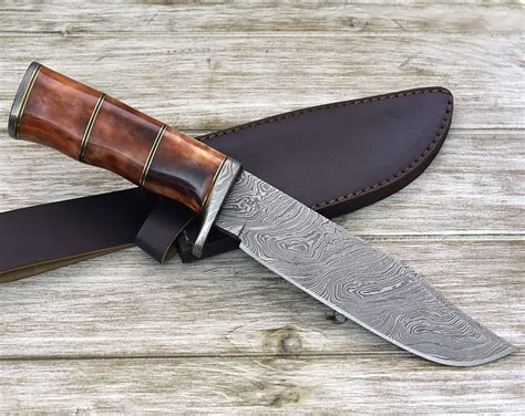 Hunting Knife Damascus
