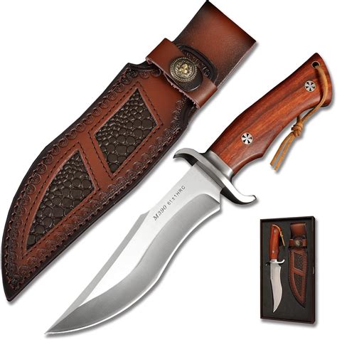 Hunting Knife Leather Handle
