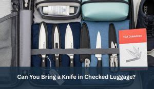 Hunting Knife On Checked Luggage