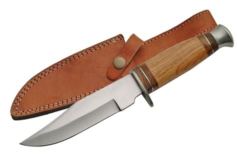 Hunting Knife Wood Handle