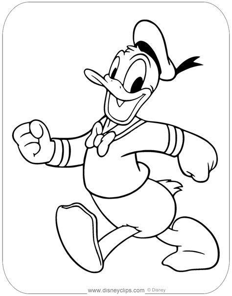 Hunting for the Perfect Donald Duck Pictures To Color