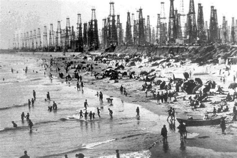 Huntington Beach California During The Oil Boom Of 1928 Chevrolet