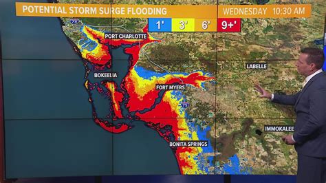 Unleashing the Fury: Navigate through Hurricane Ian's Widespread Flooding with our Comprehensive Flood Map