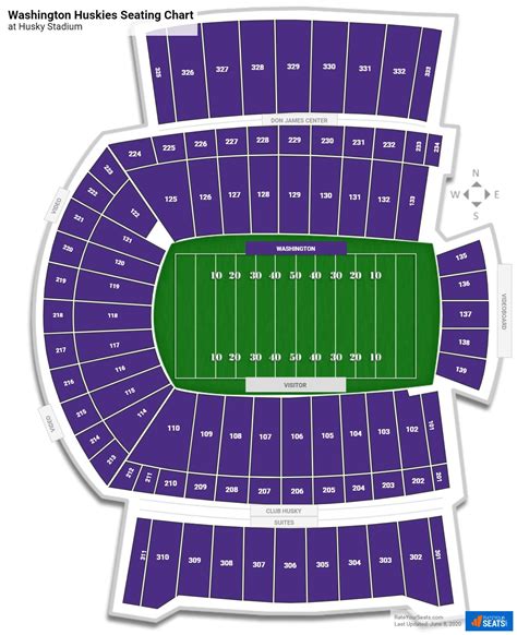 Husky Stadium Seating Chart With Seat Numbers
