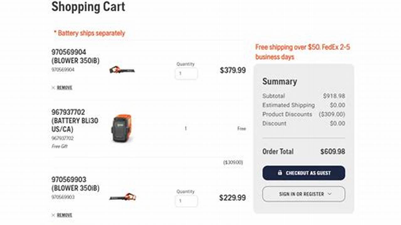 Husqvarna Promo Code 2024