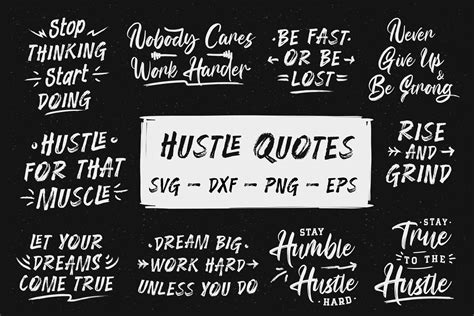Download Hustle Quotes Bundle Cameo