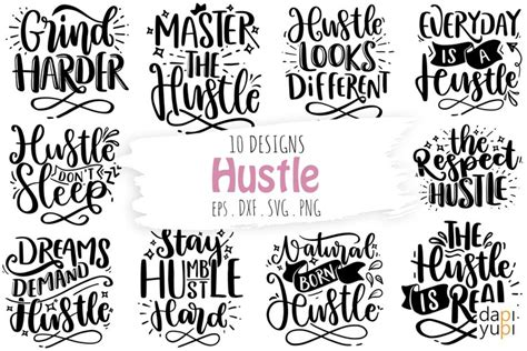 Download Hustle Quotes Bundle Files