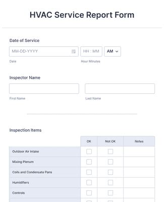 HVAC Contractor Invoice Form Custom Form Printing DesignsnPrint