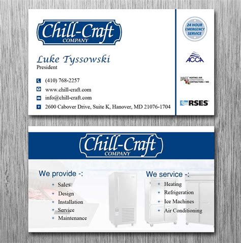 Hvac Business Card Template