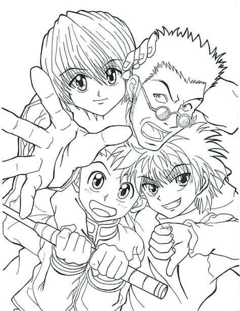 Hxh Coloring Pages