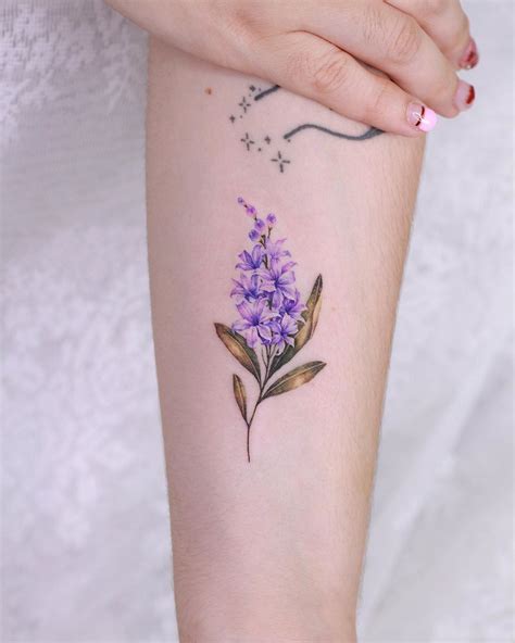 Image result for grape hyacinth tattoo Lavender tattoo