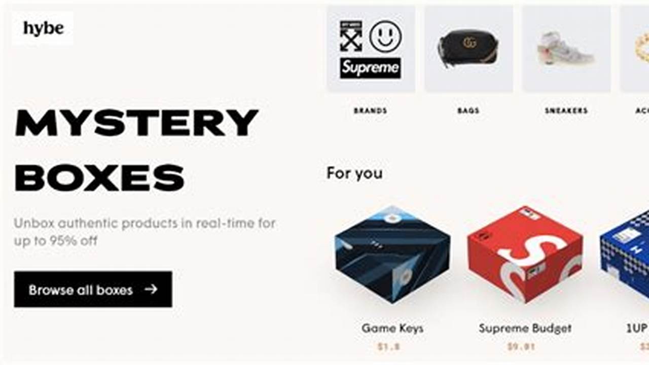 Hybe Promo Codes For Free Boxes 2025