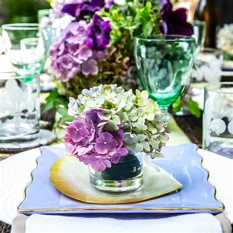 Hydrangea Centerpieces