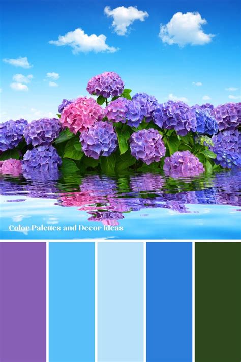 Hydrangea Color Palettes