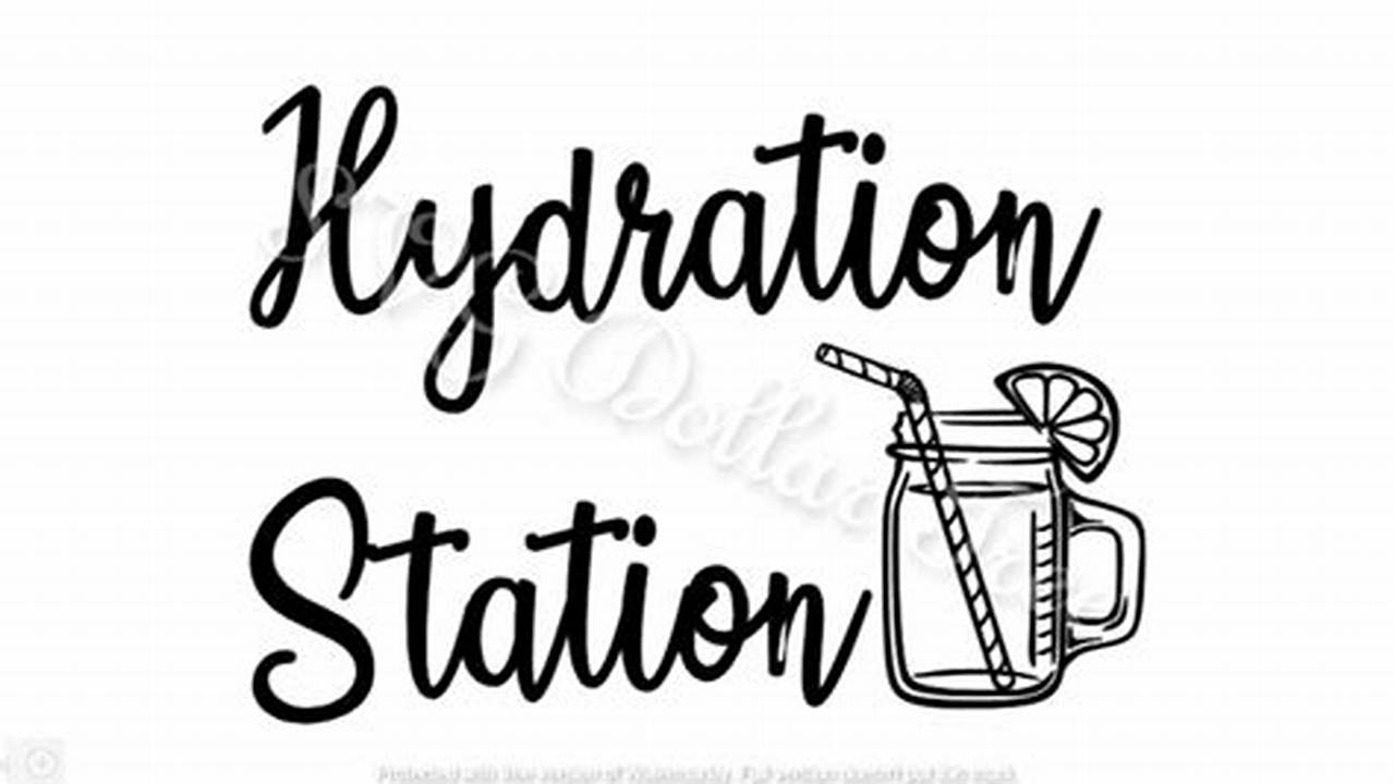 Hydration, Free SVG Cut Files