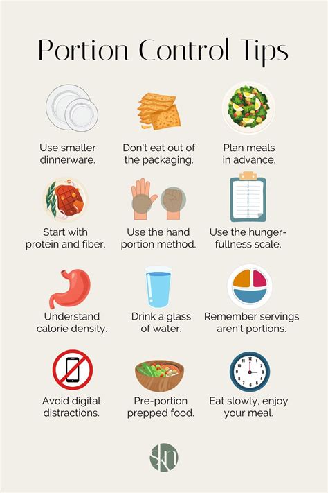 Hydration and Portion Control