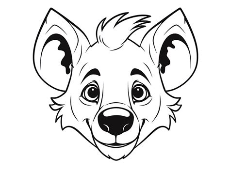 Hyena Face Printables