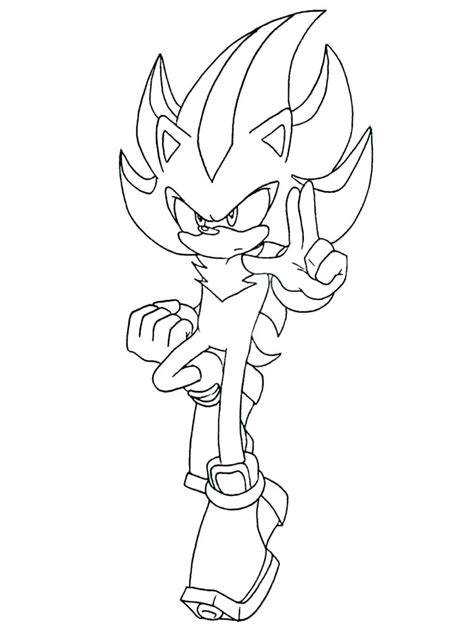 Hyper Shadow The Hedgehog Coloring Pages