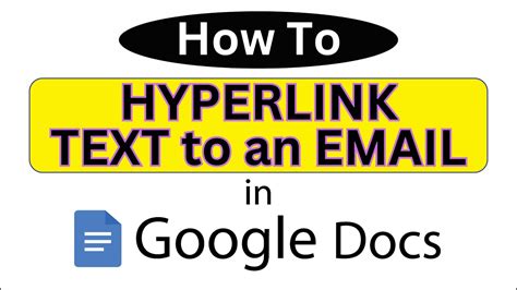 Hyperlink to an Email Address