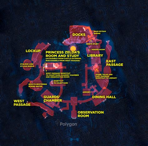 Hyrule Castle Map Botw
