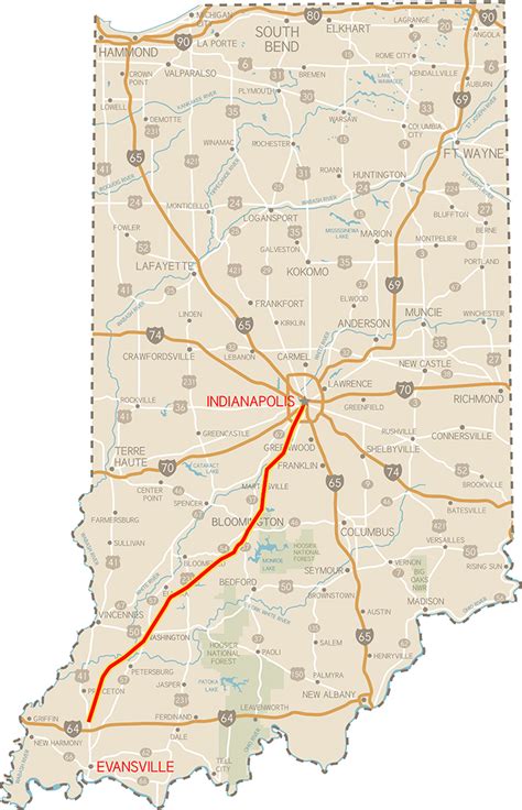 I 69 Indiana Map