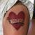 I Heart Mom Tattoo