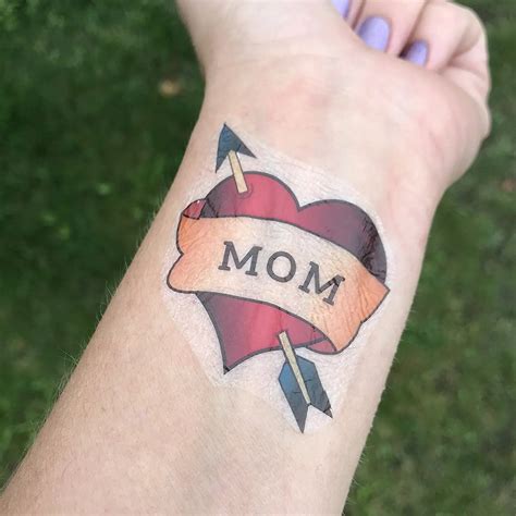 I love mom temporary tattoo Temporary Tattoos by Tattoorary