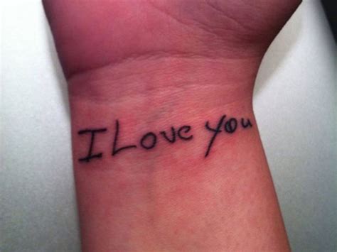 I Love You Tattoos Designs, Ideas and Meaning Tattoos