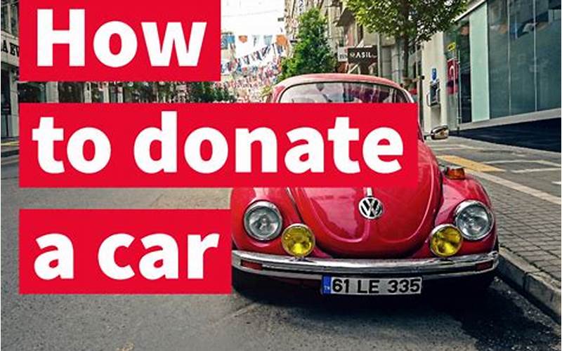 I Want To Donate My Car