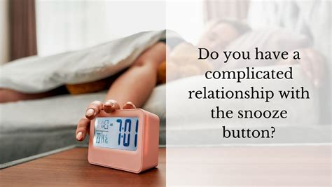 I have a love-hate relationship with the snooze button