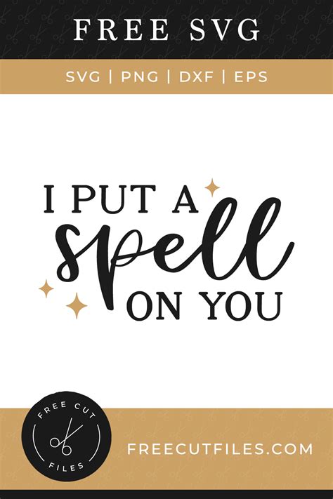Download I'll Put a Spell on You SVG File - SVG Design Commercial Use