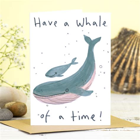I'm having a whale of a time