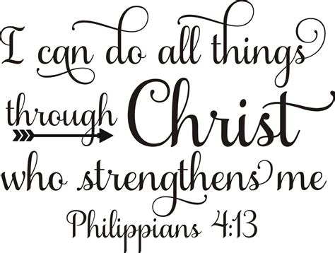 I Can Do All Things Through Christ Free Printable