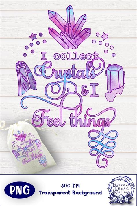 Download I Collect Crystals Sublimation Cut Files